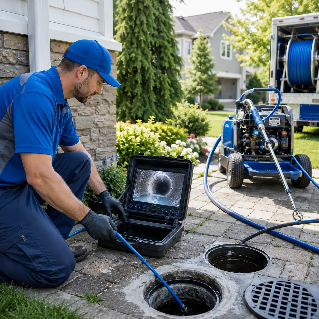 Outdoor drain cleaning professionals serving Randolph, VT